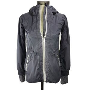 Lululemon Grey Resolution Hooded Jacket Size S